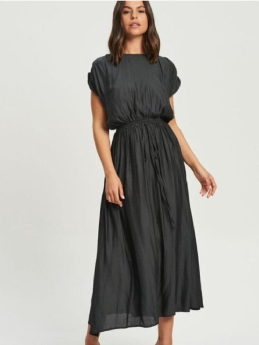 Willa Carol Midi Dress Black Size 10